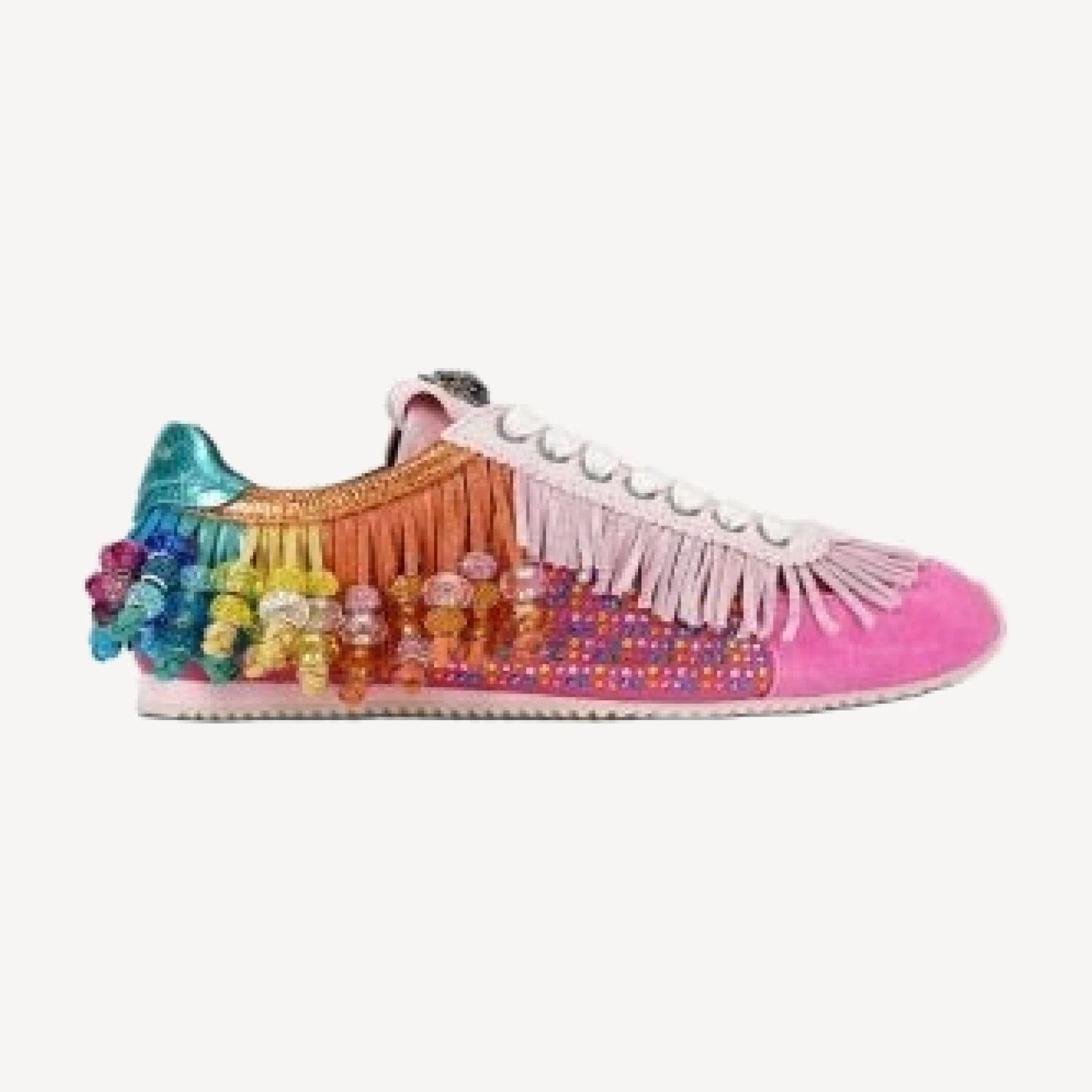 Kurt Geiger London Women's Islington Fringe Sneakers