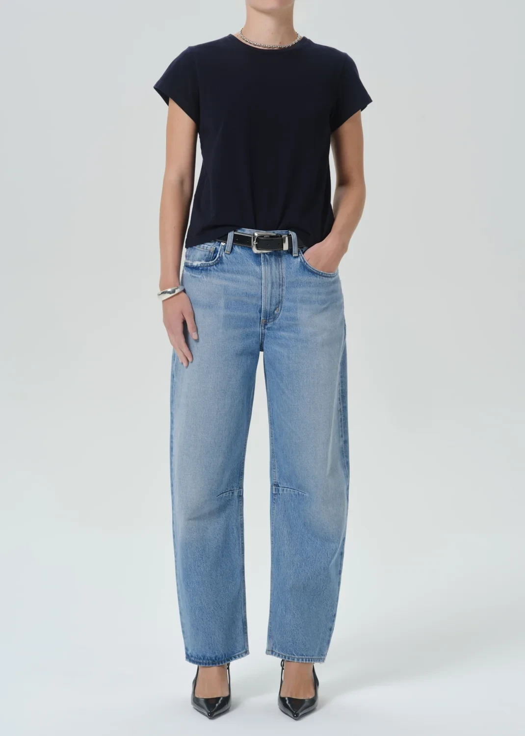 Miro Long Relaxed Jean in Cupid