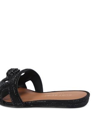 Kurt Geiger London Women's Eagle Cutout Flat Sandals