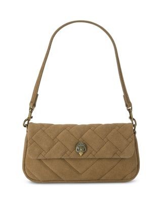 Kurt Geiger London Pickle Small Stitched Suede Shoulder Bag