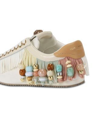 Kurt Geiger London Women's Islington Beaded Tassel Sneakers