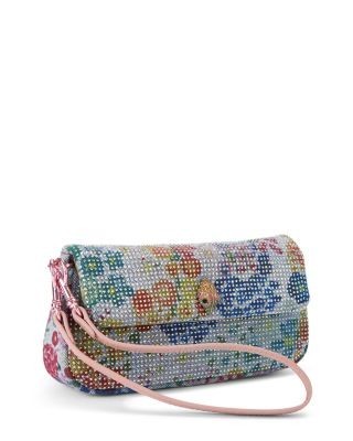 Kurt Geiger London Pickle Mini Crystal Floral Shoulder Bag