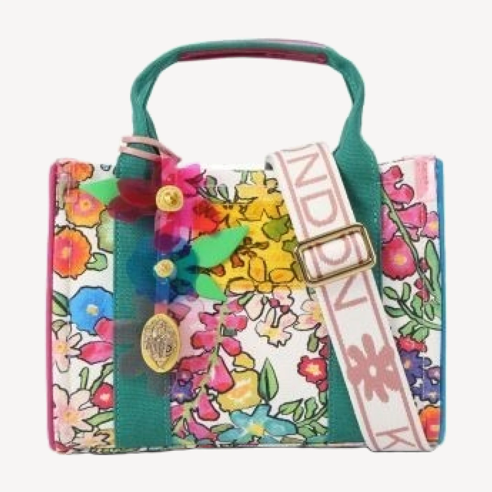 Kurt Geiger London Southbank Mini Floral Tote
