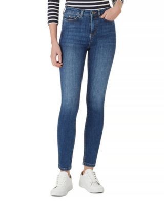 Hobbs London Gia Sculpting Skinny Jeans in Mid Wash