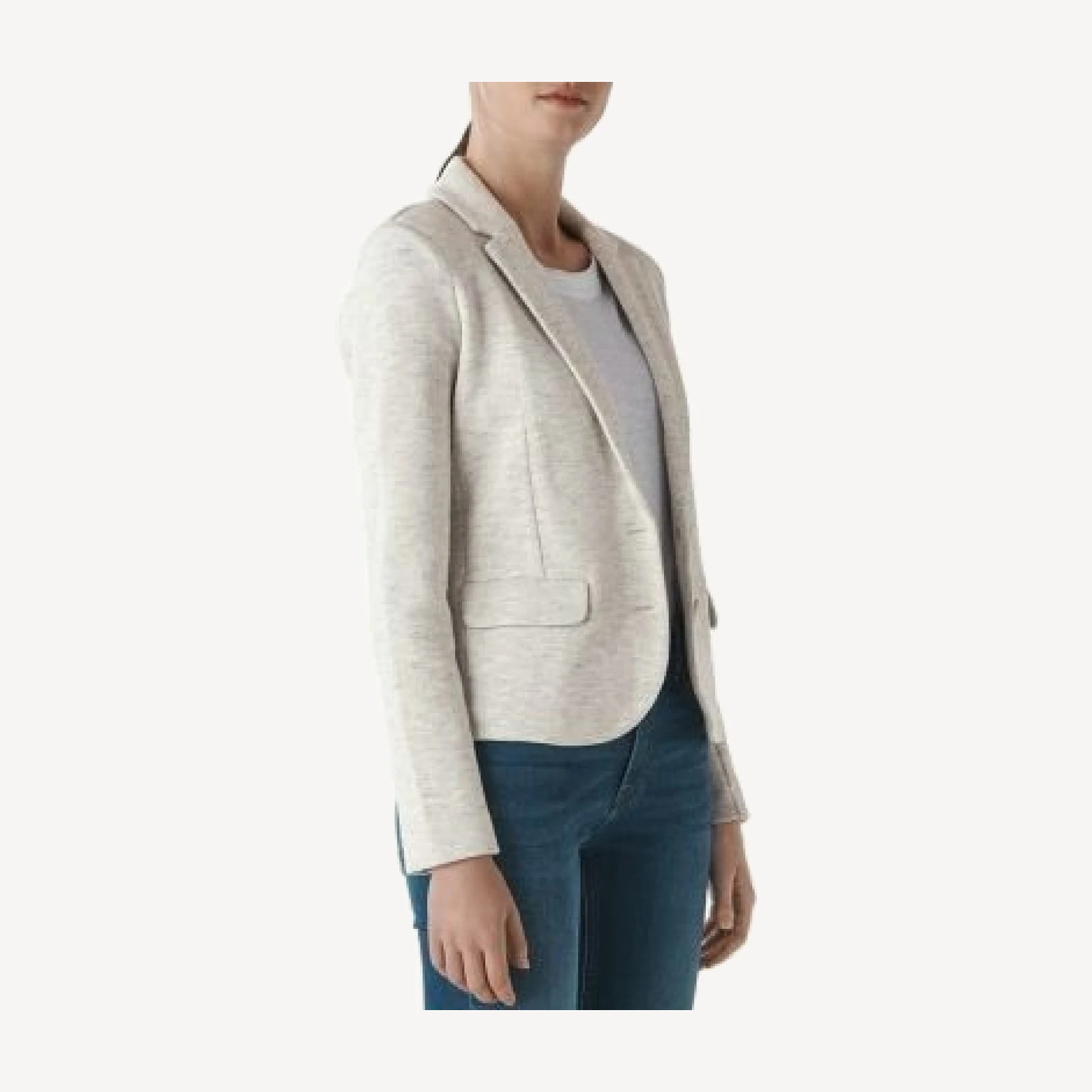 Whistles Slim Knit Blazer