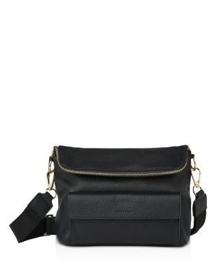 Whistles Vida Pebbled Leather Crossbody