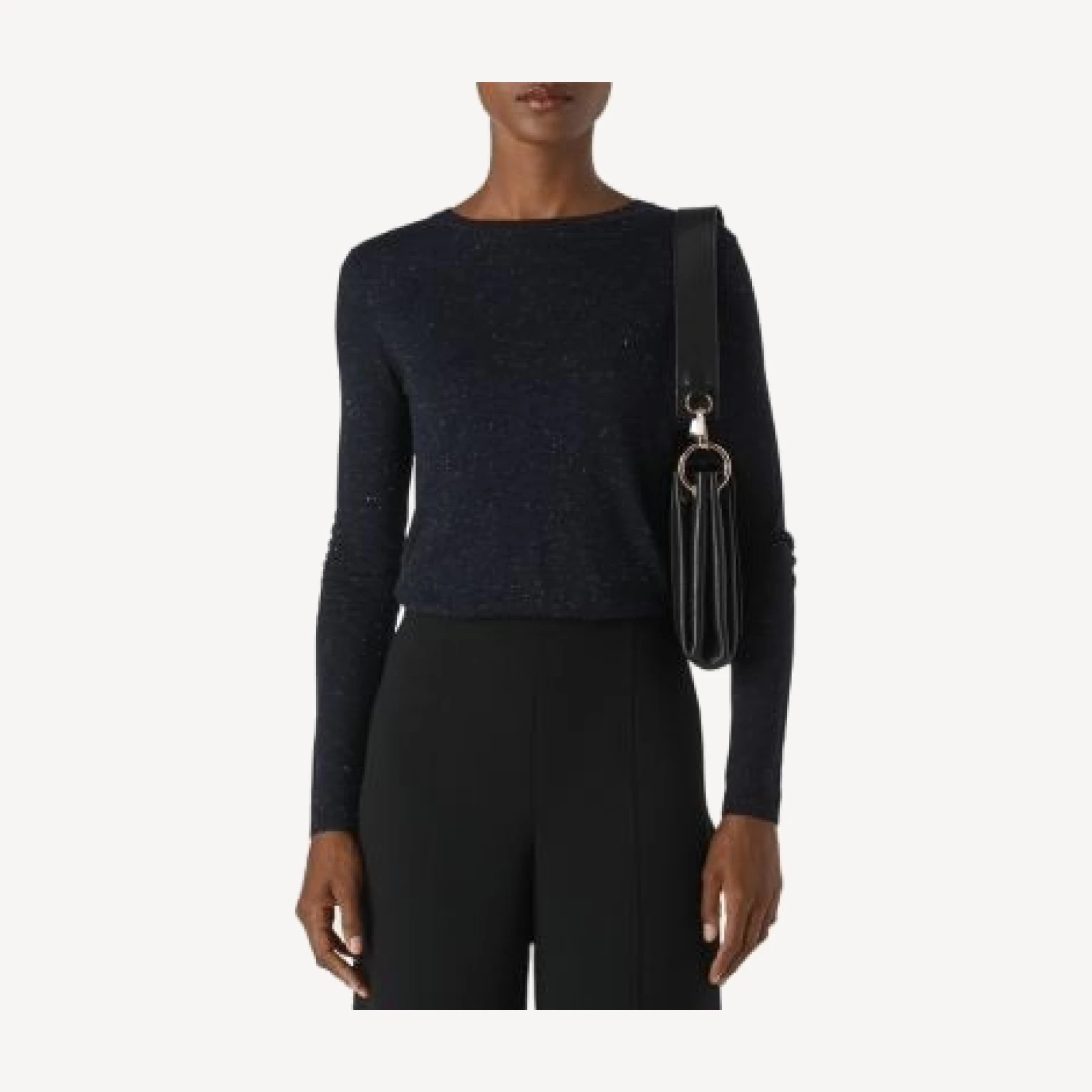 Whistles Annie Sparkle Knit Top