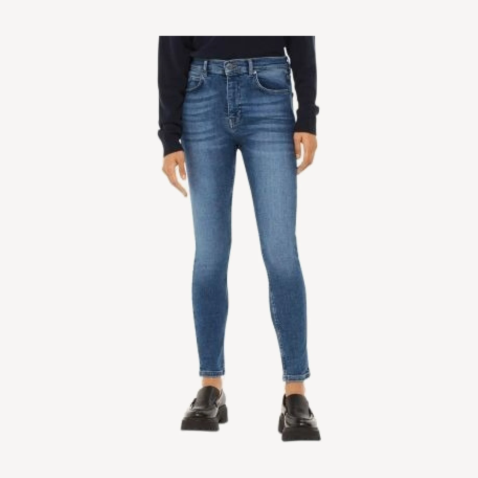 Whistles Sculpted Skinny Jeans in Denim