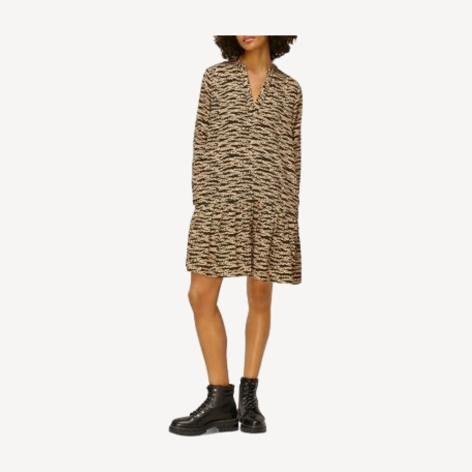 Whistles Tiger & Leopard Print Dress