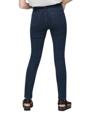 Whistles Sculptured Skinny Jeans in Dark Denim