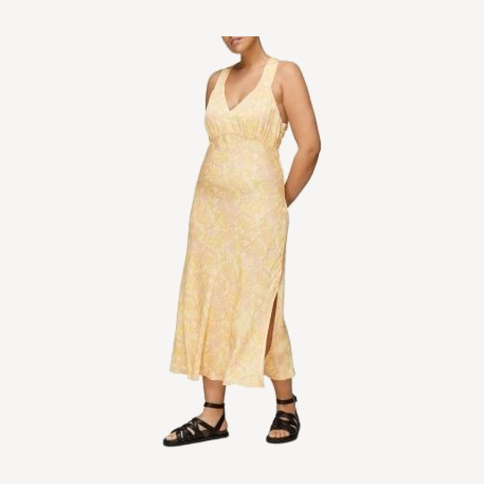 Whistles Safari Print Midi Dress