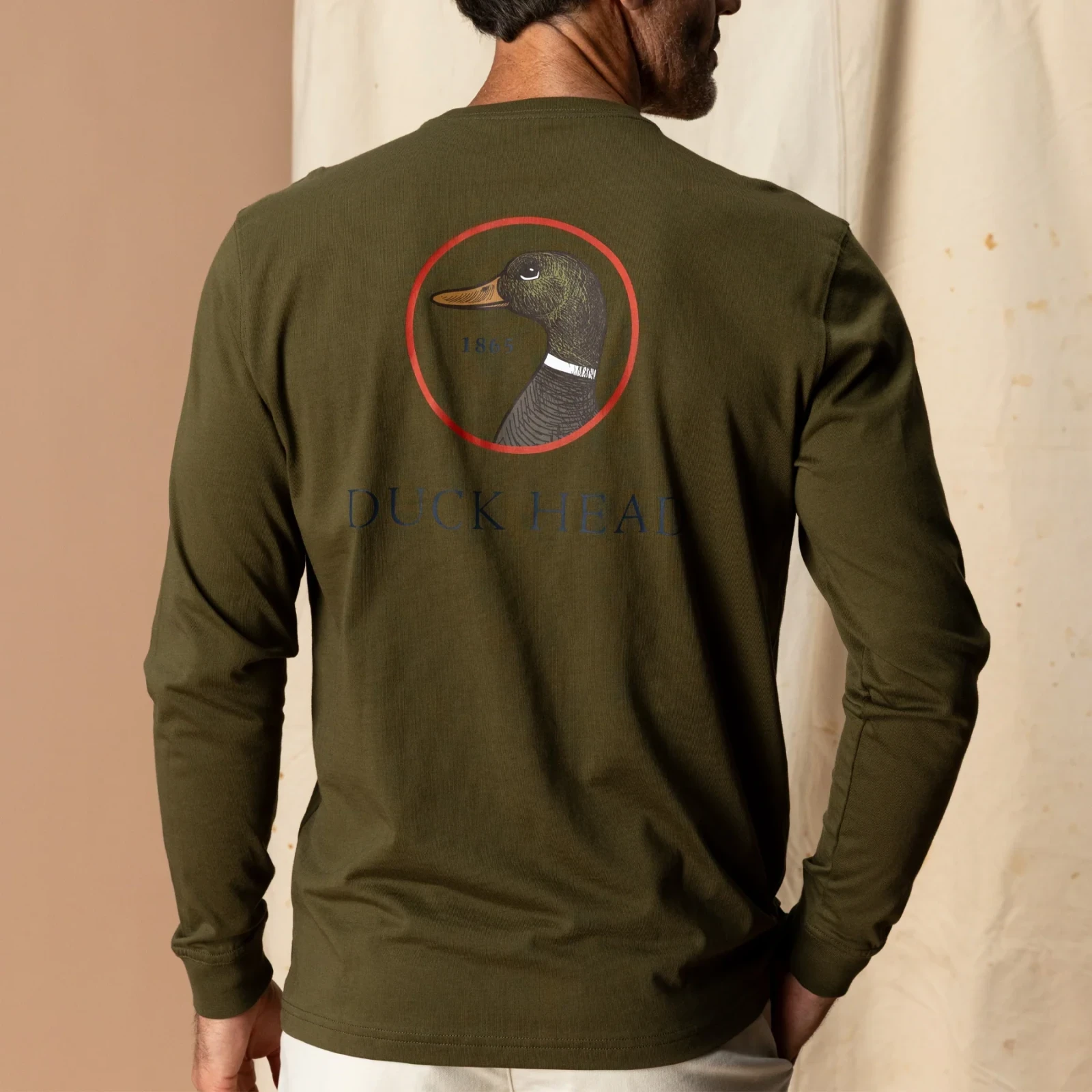 Logo Long Sleeve T-Shirt - Dark Olive