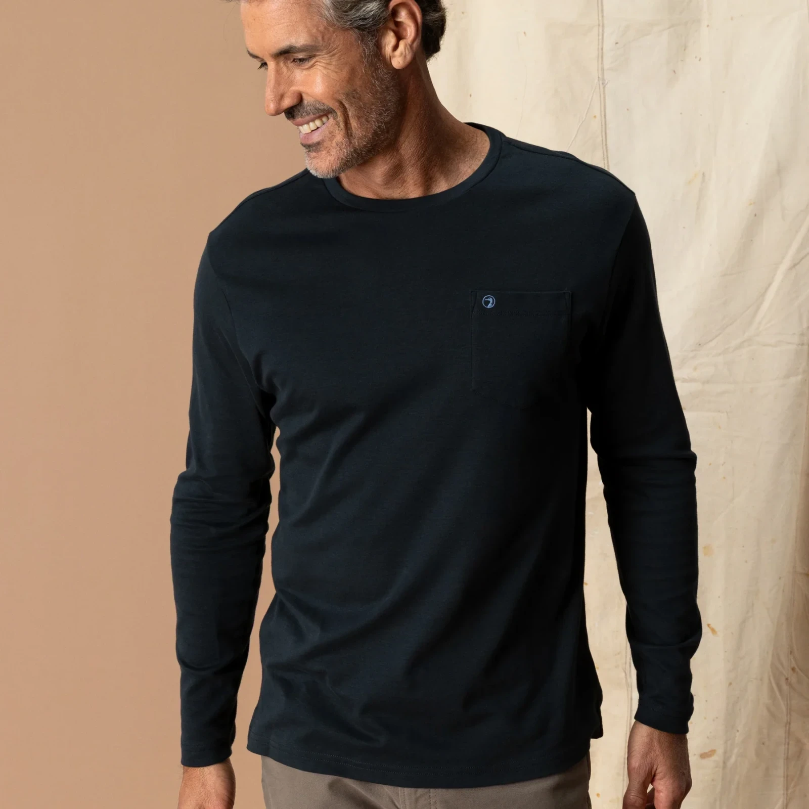 Tindale Pima Cotton Jersey T-Shirt - Carbon Navy
