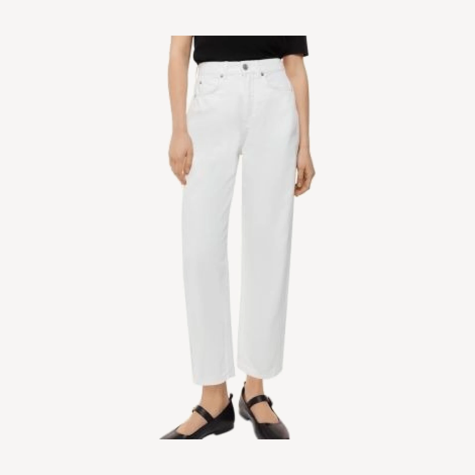 Whistles Authentic Organic High Waist Barrel Leg Jeans