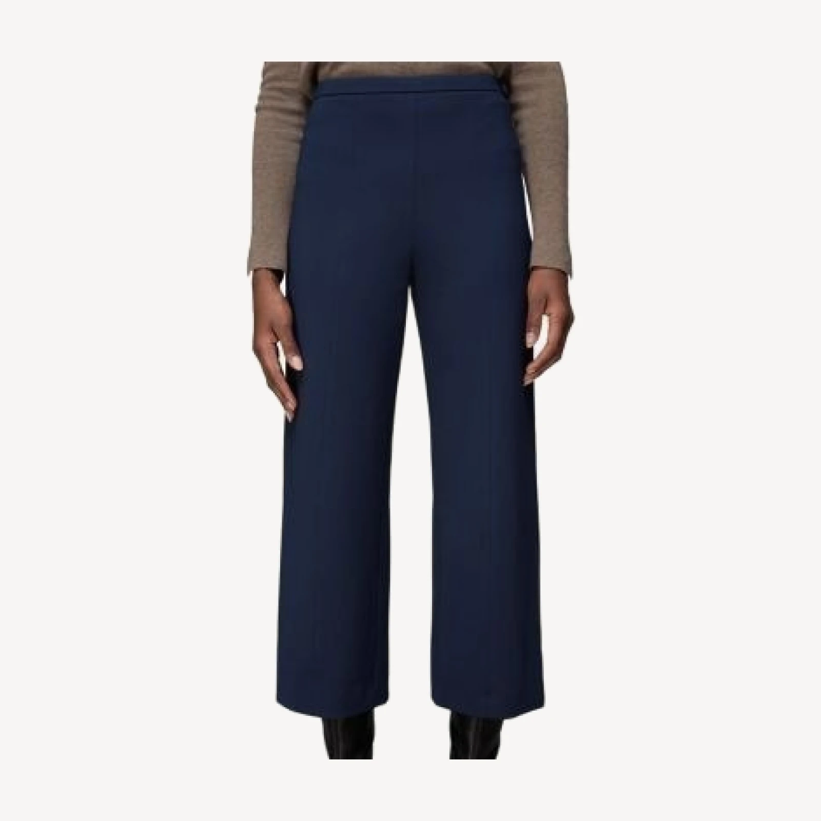 Whistles Camilla Cropped Wide Leg Pants