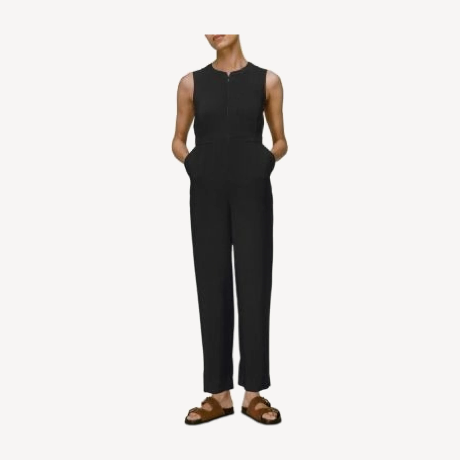 Whistles Josie Zip Front Jumpsuit