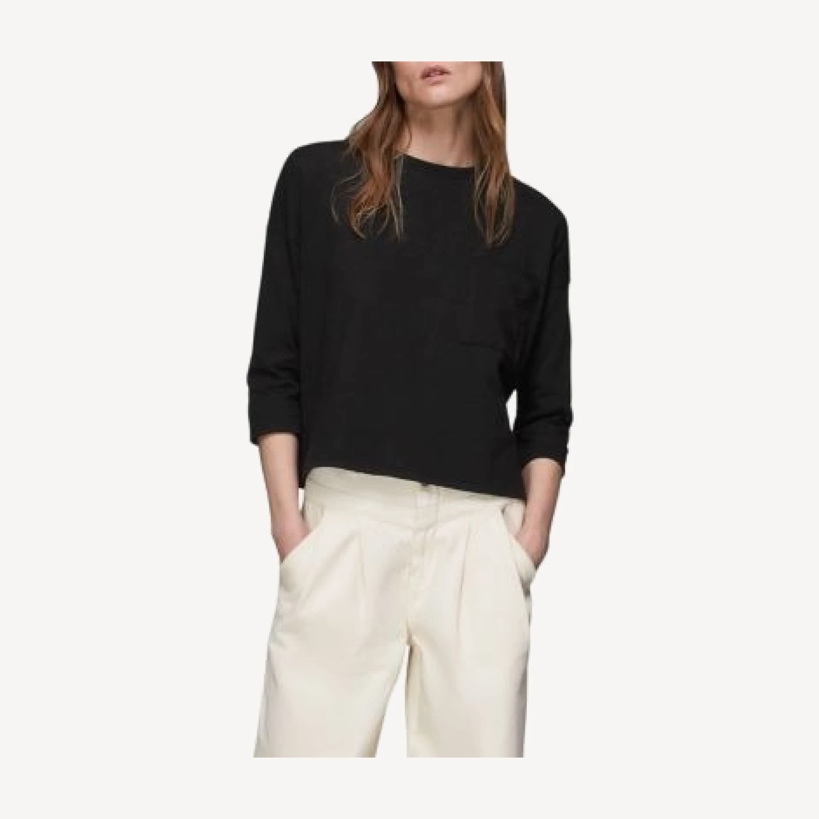 Whistles Cotton Pocket Top