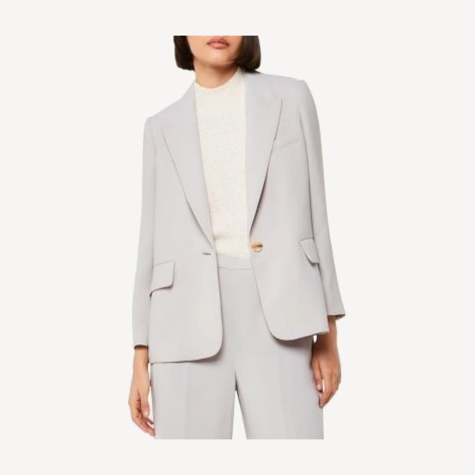 Whistles Crepe Boyfriend Blazer