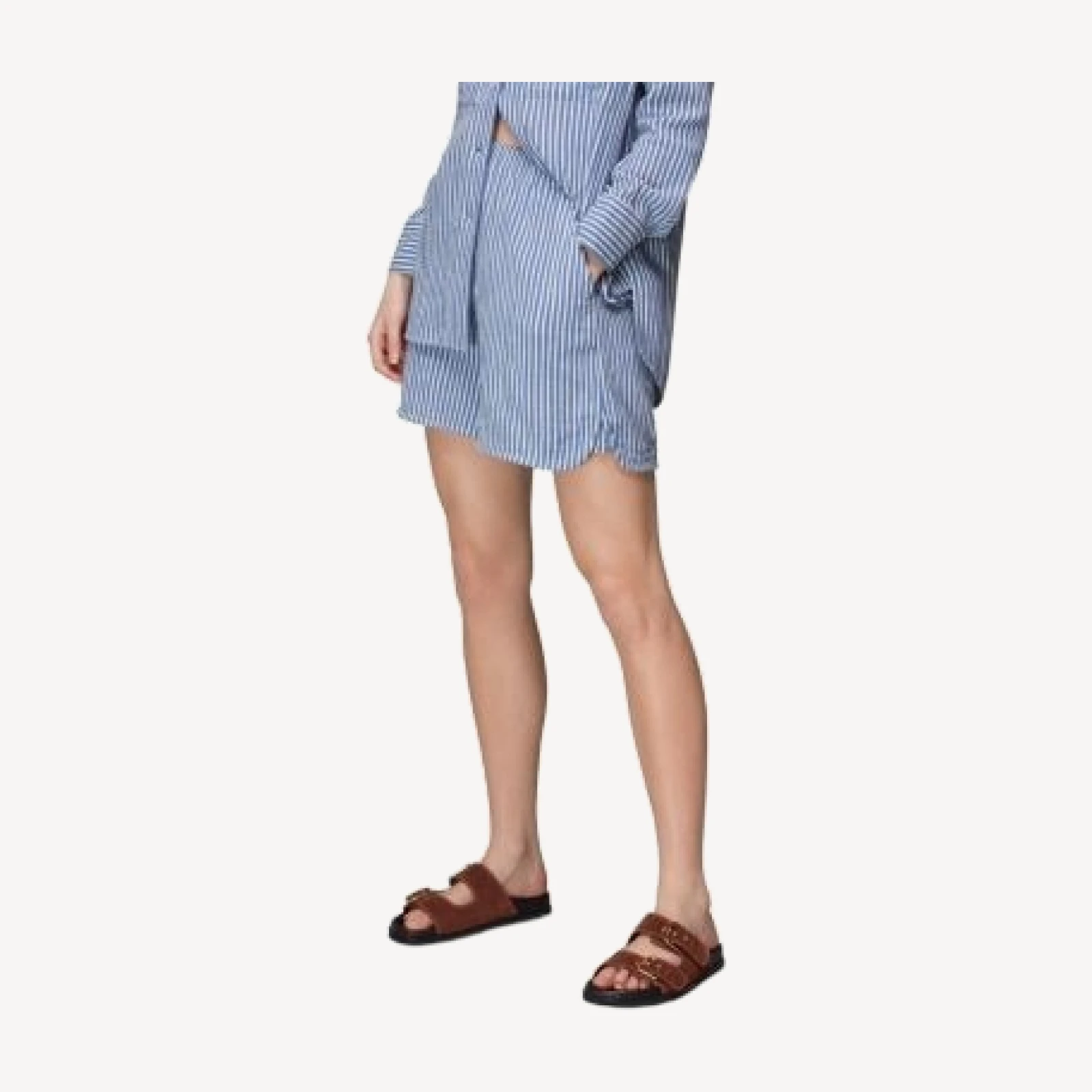 Whistles Olivia Striped Shorts