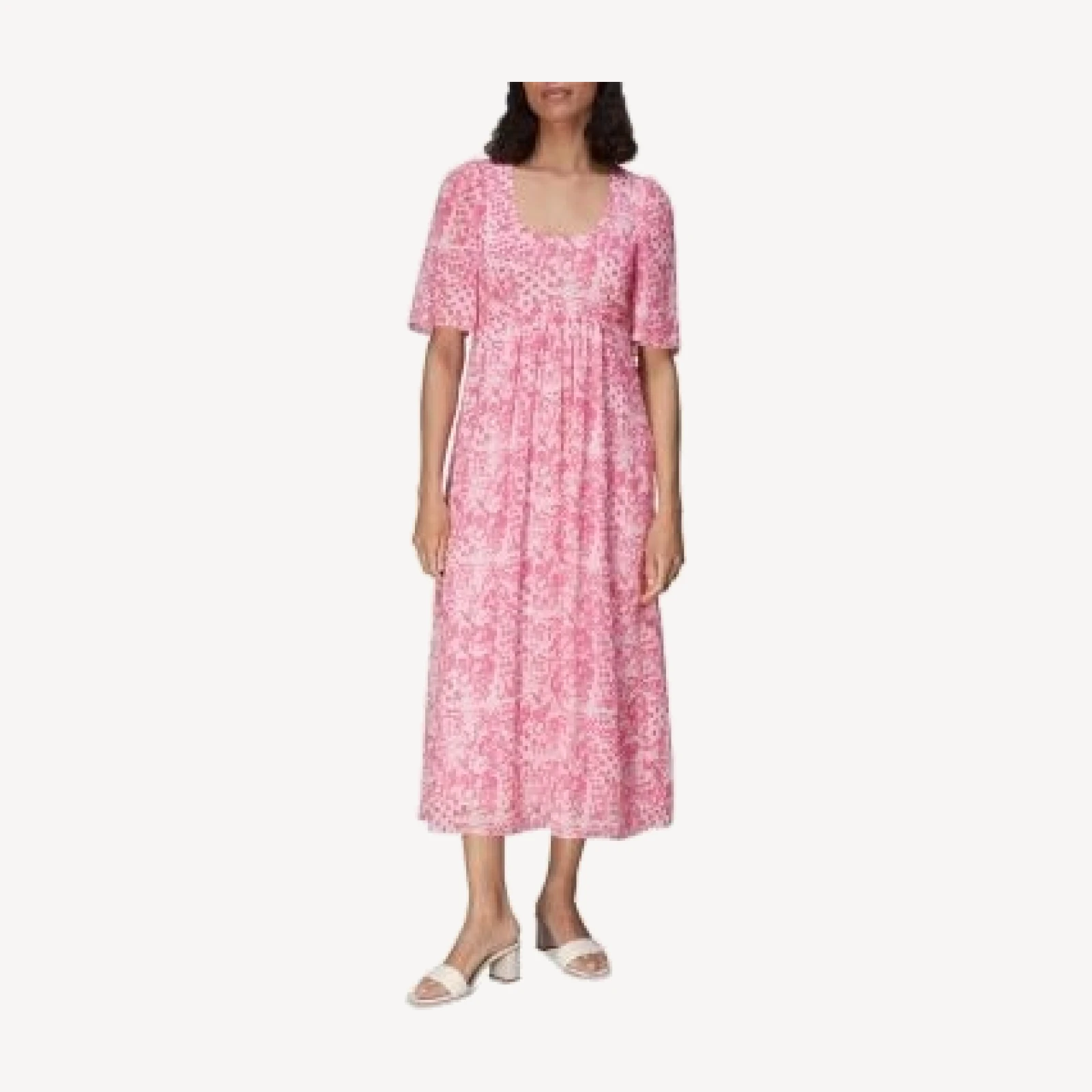Whistles Abstract Batik Midi Dress