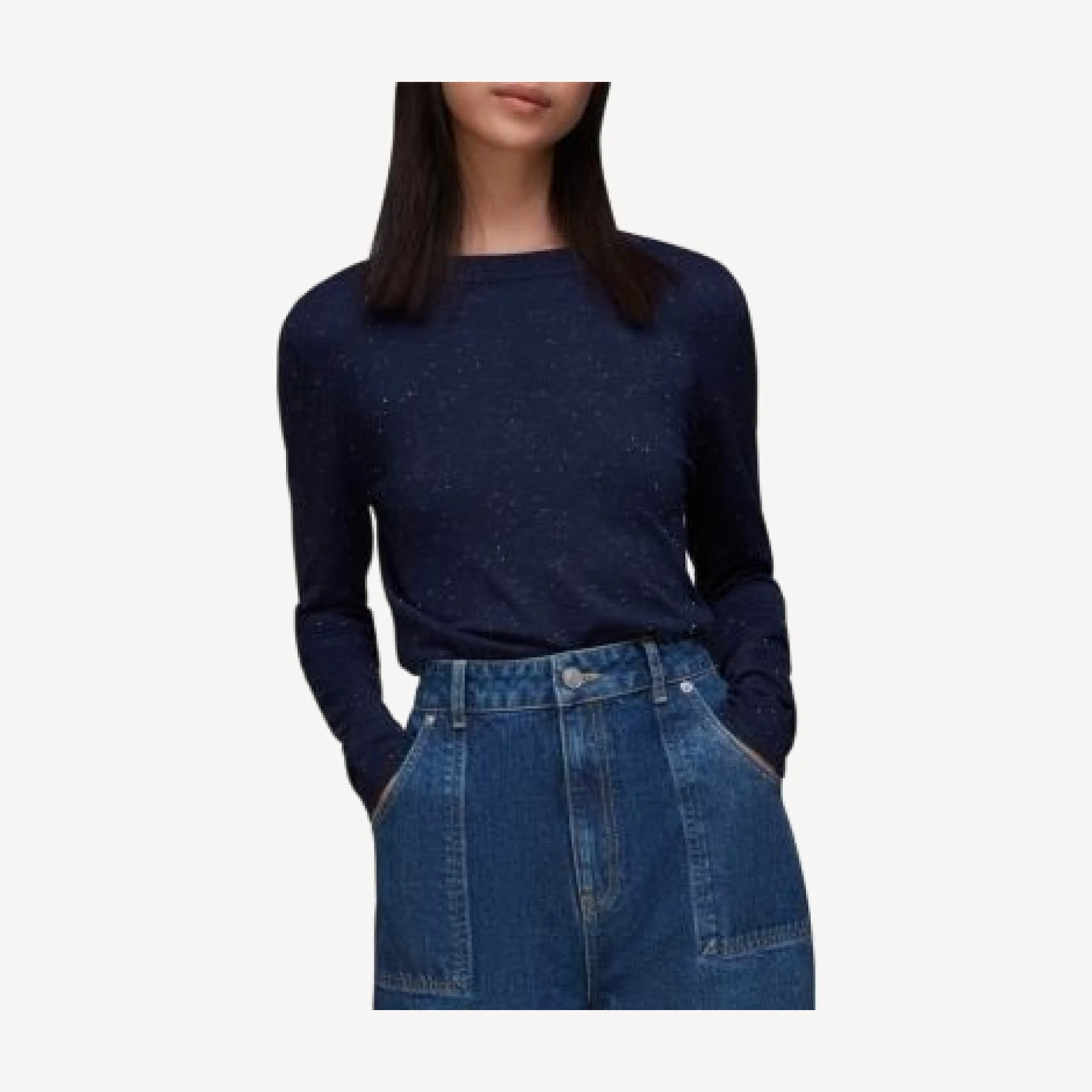 Whistles Annie Sparkle Knit Sweater