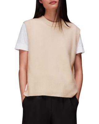 Whistles Crewneck Knit Tank Top