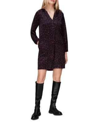 Whistles Smudge Animal Frill Dress