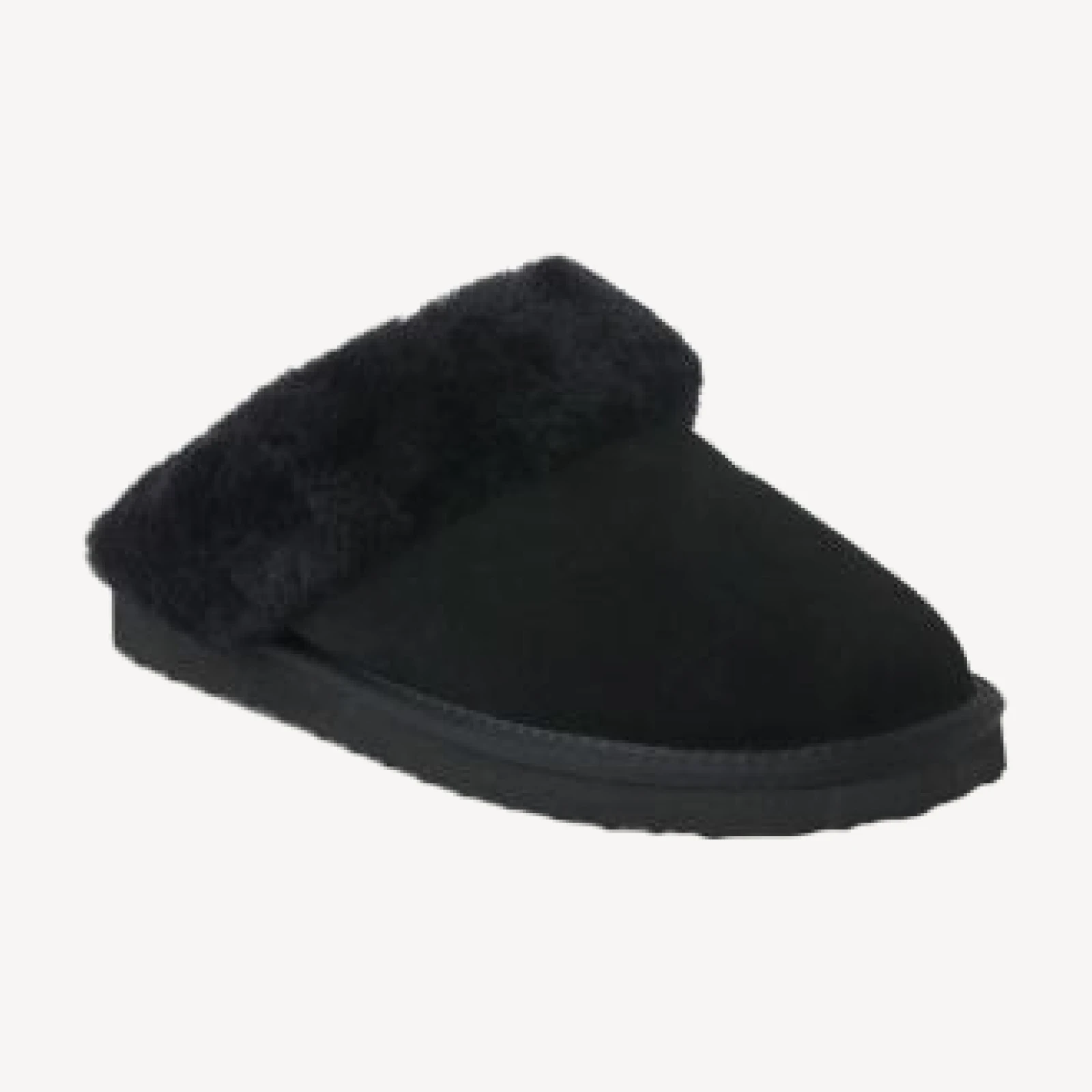 Whistles Women's Emilia Shearling Cuff Slippers