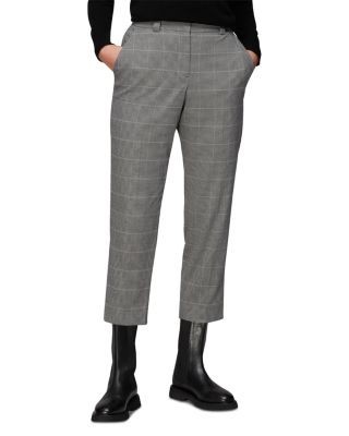Whistles Lucie Check Cigarette Pants