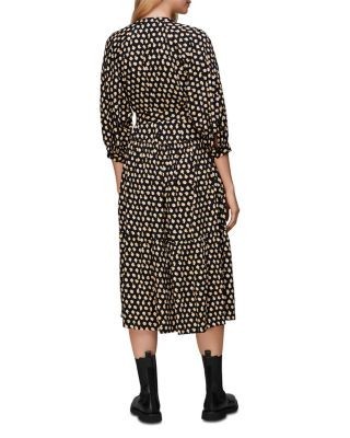 Whistles Twisting Tulips Trapeze Dress