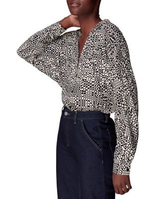 Whistles Ramona Polka Dot Shirt
