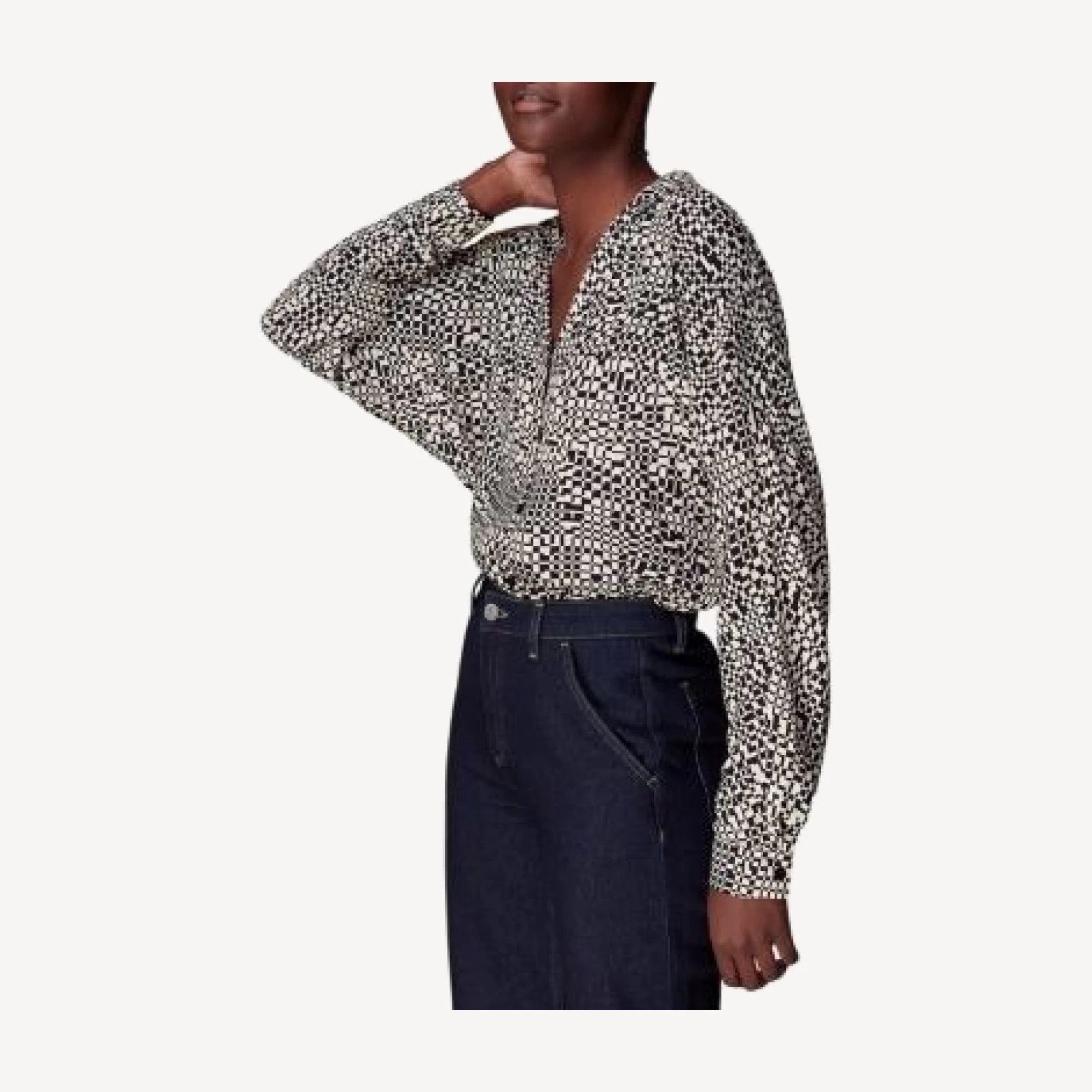 Whistles Ramona Polka Dot Shirt