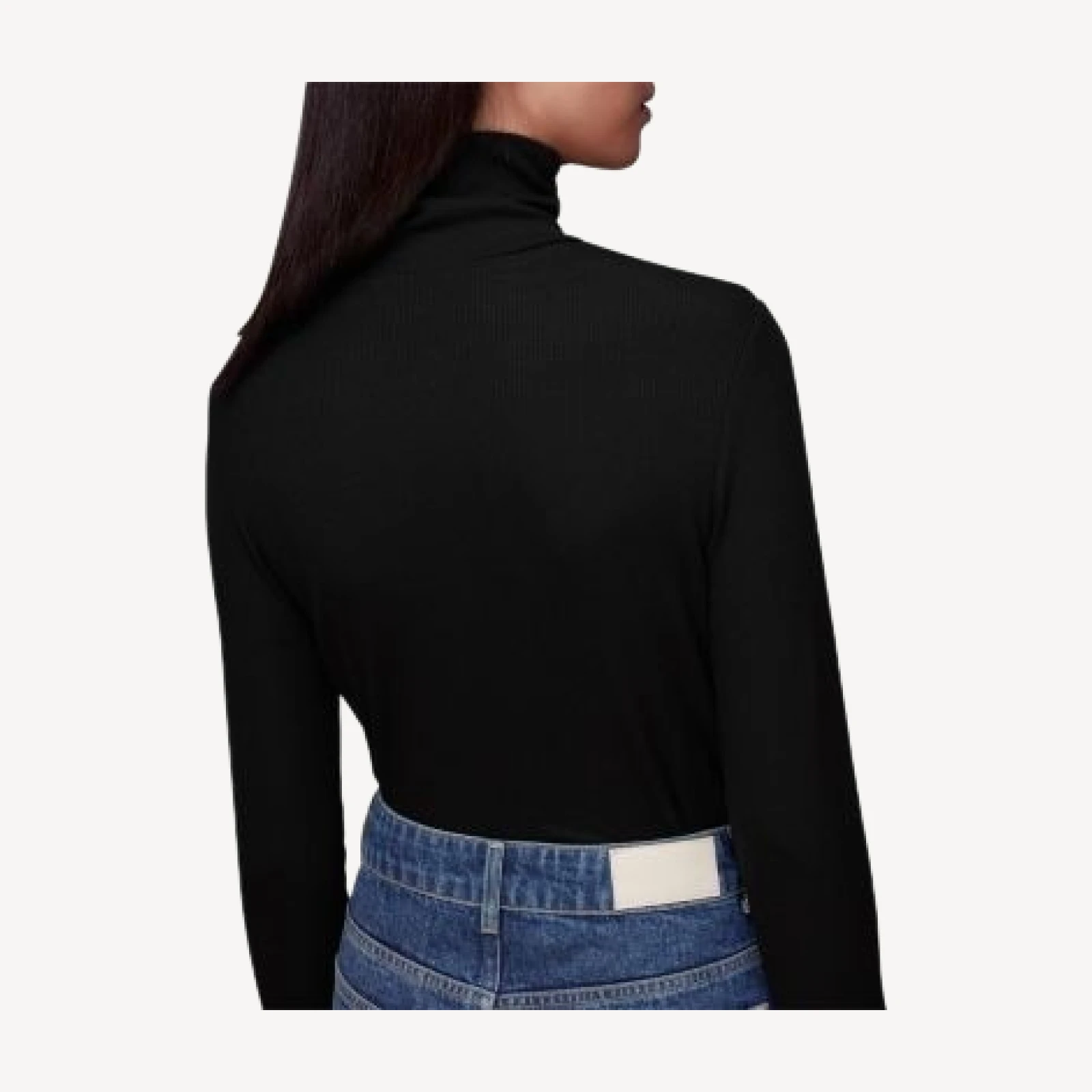 Whistles Essential Ribbed Turtleneck
