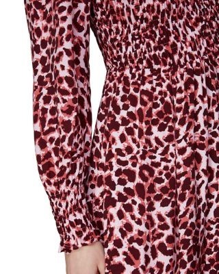 Whistles Abstract Cheetah Midi Dress