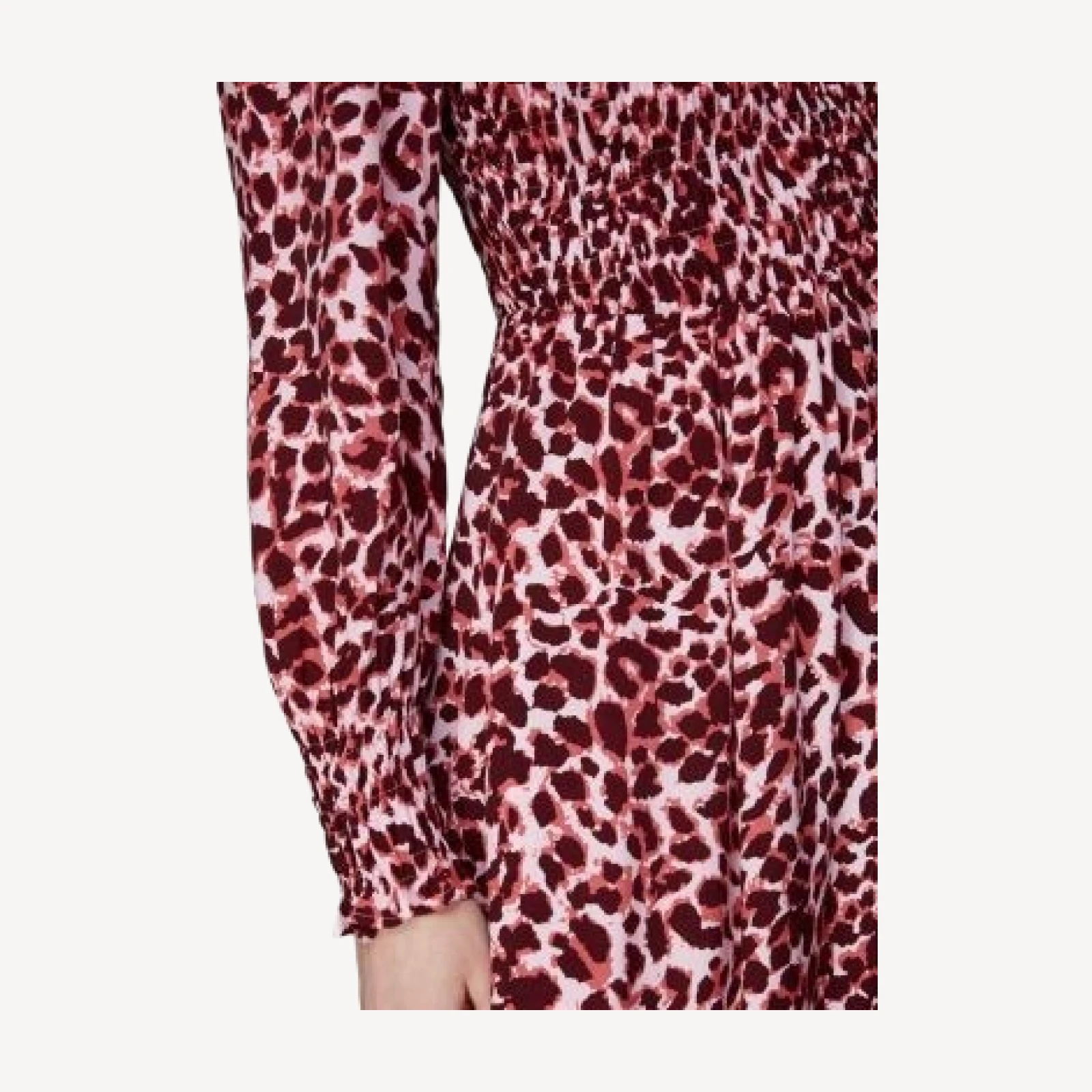 Whistles Abstract Cheetah Midi Dress
