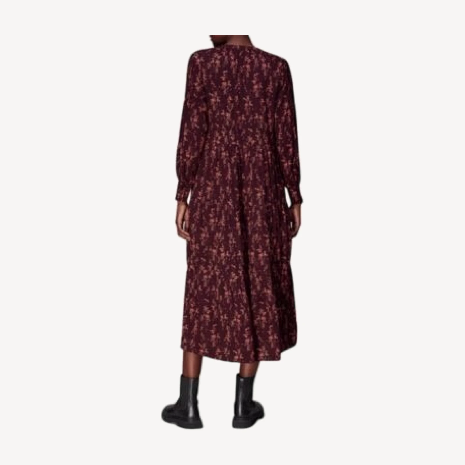 Whistles Wisteria Dot Trapeze Dress