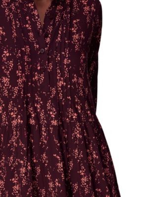 Whistles Wisteria Dot Trapeze Dress
