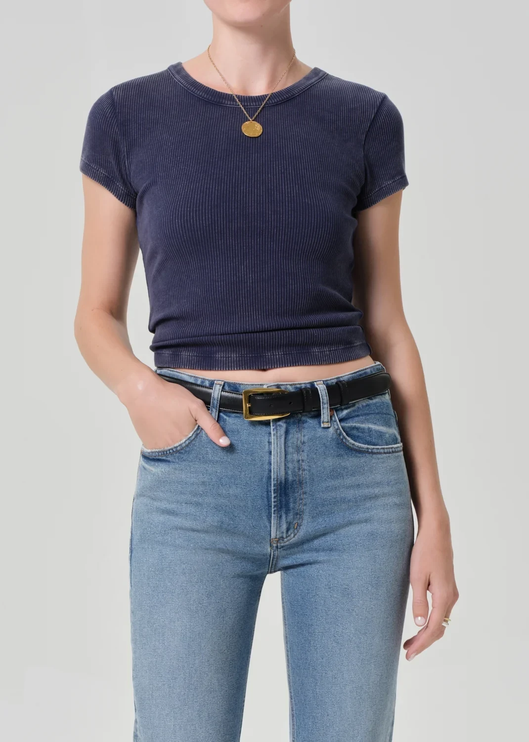 Nello Tee in Mineral Navy