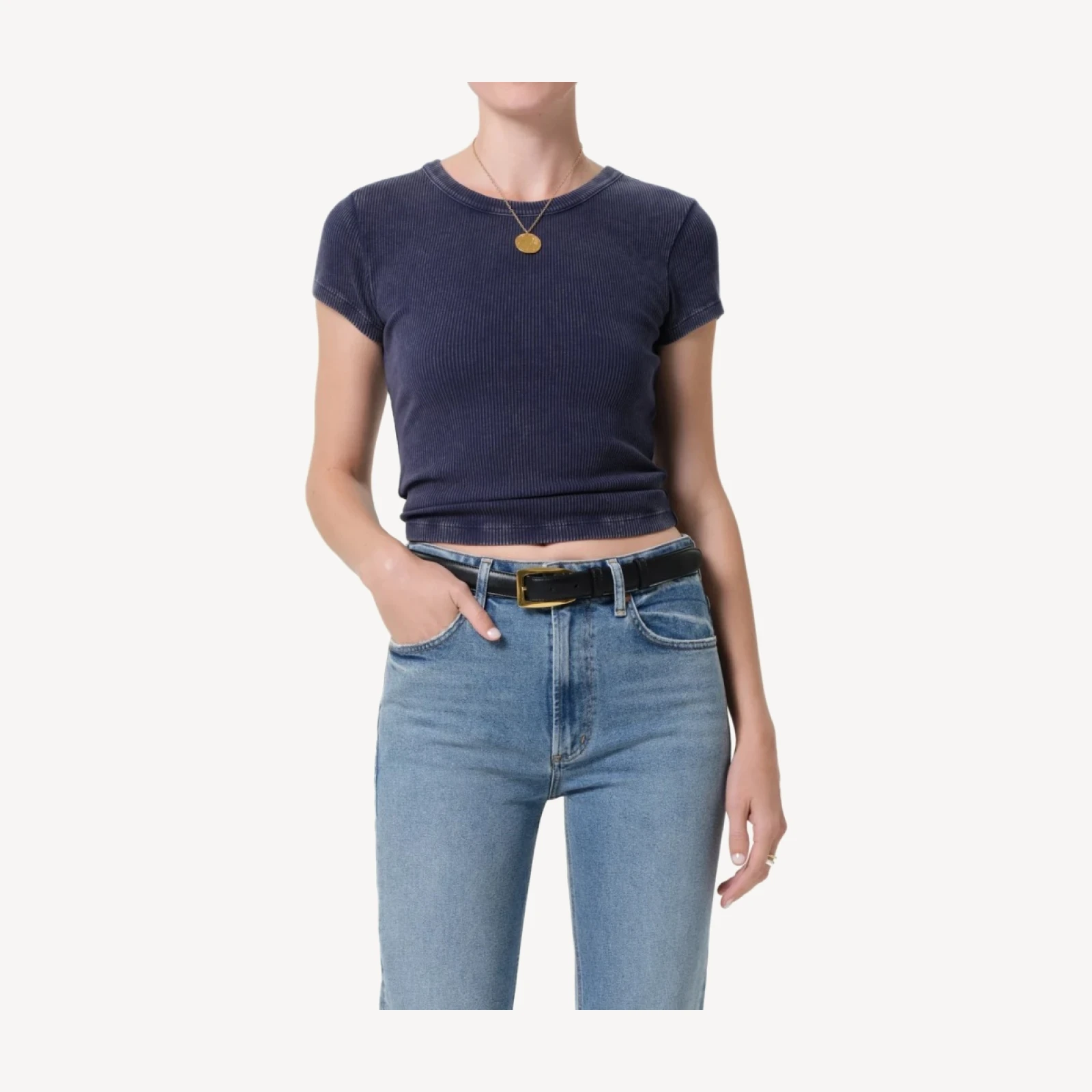 Nello Tee in Mineral Navy