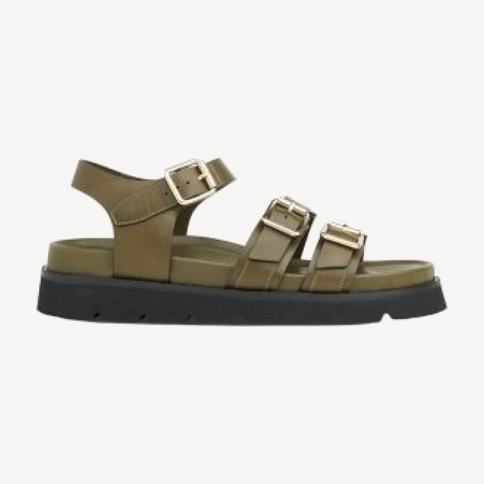 Whistles Women's Jemma Triple Buckle Flatform Sandals