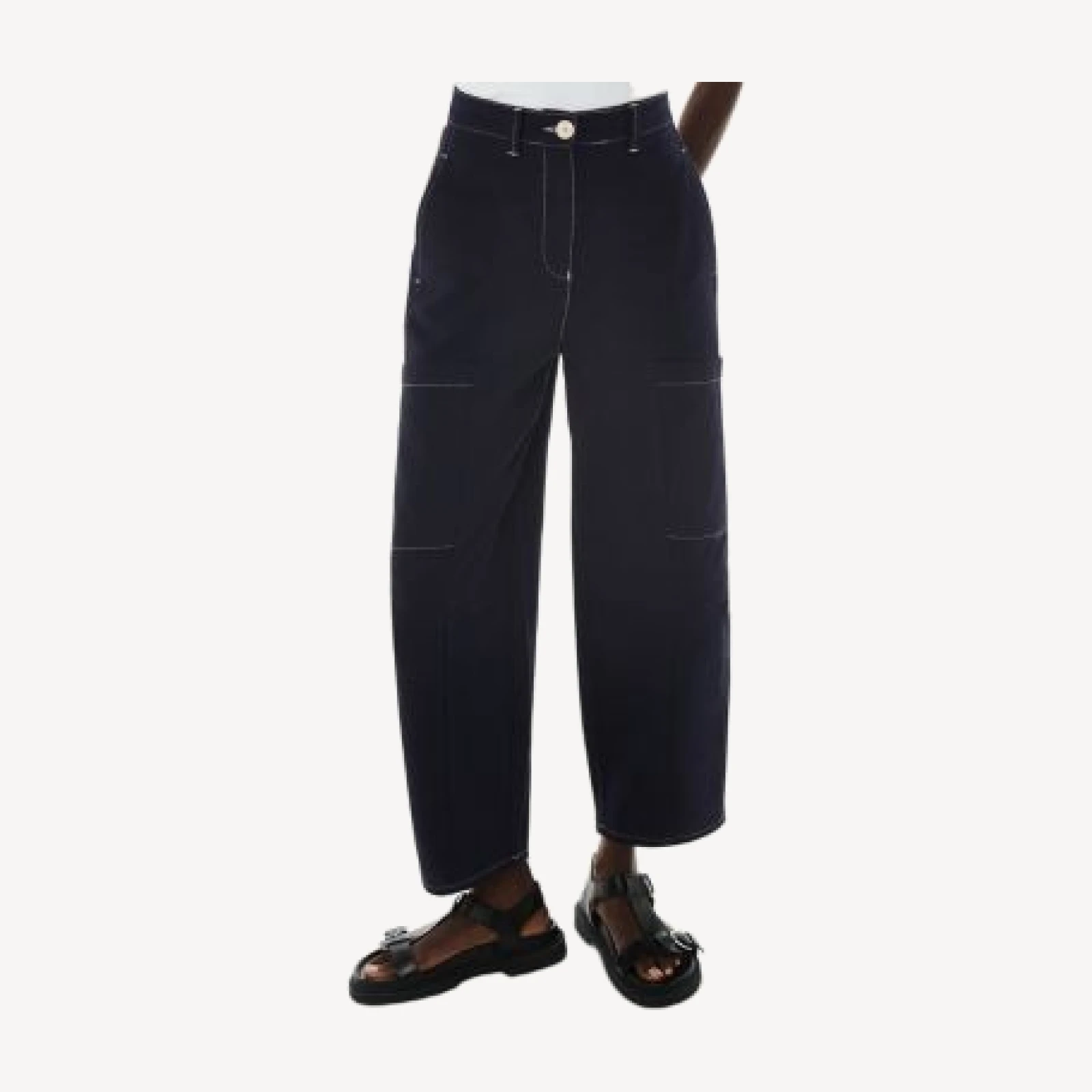 Whistles Meg Tab Detail Trousers