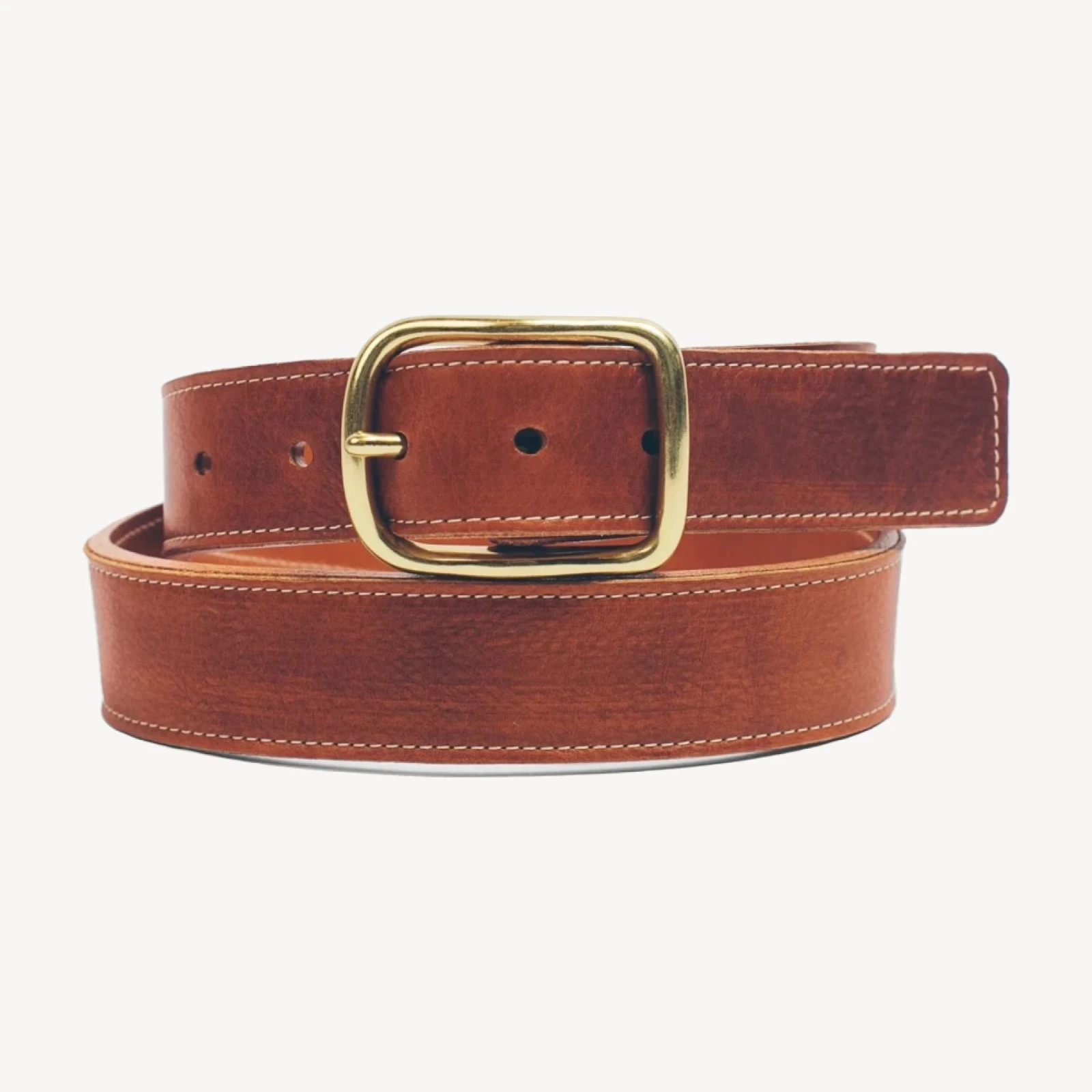 The Double Belt in Whiskey Steerhide