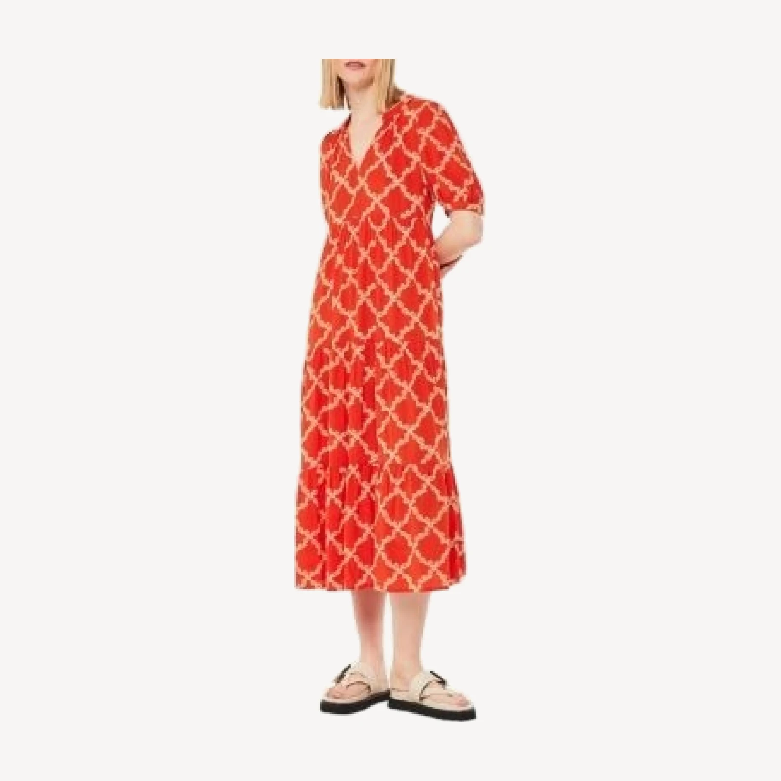 Whistles Daisy Trellis Trapeze Dress