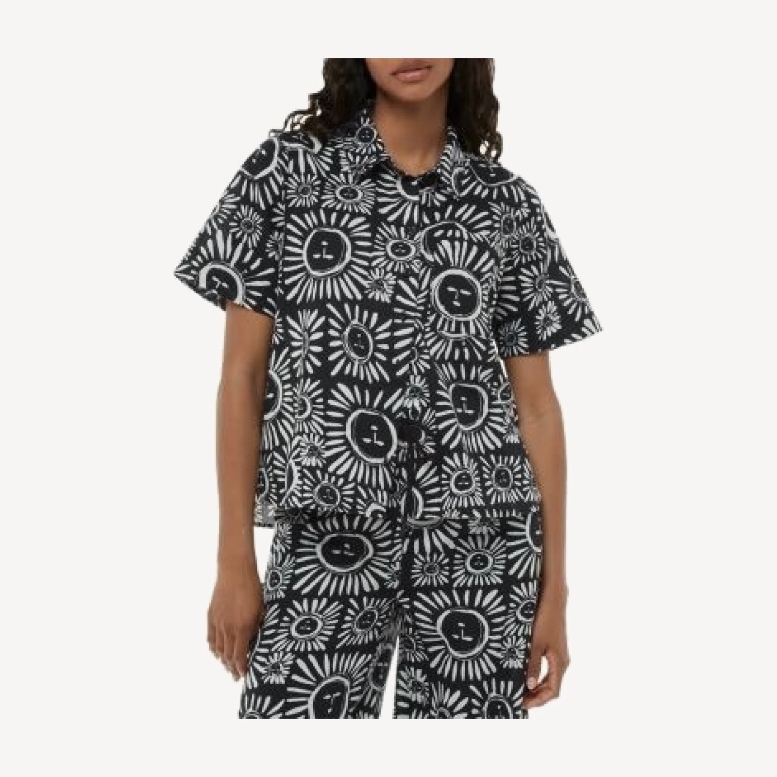 Whistles Sunman Print Bowling Shirt