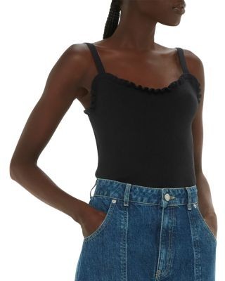 Whistles Ruffled Trim Camisole