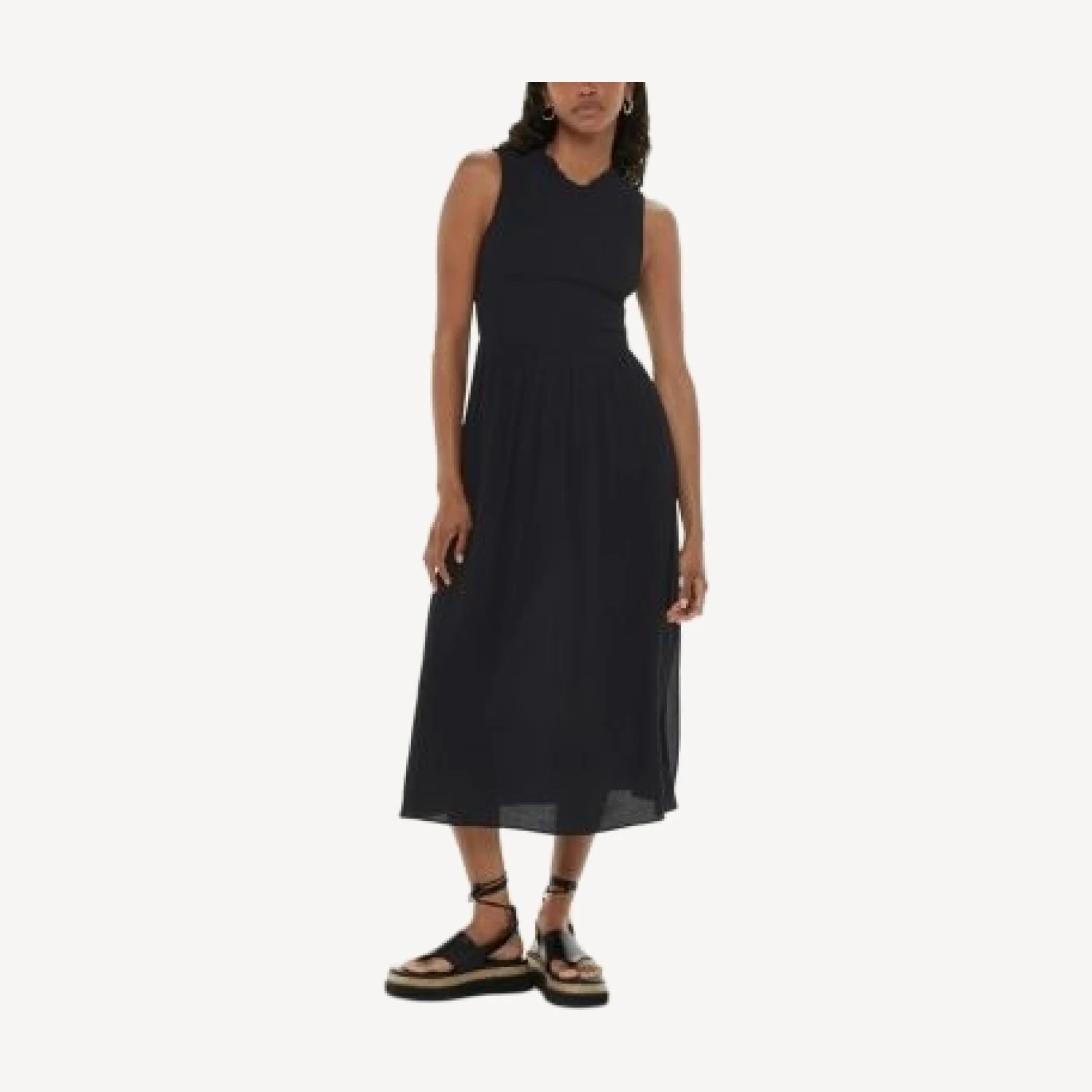 Whistles Heidi Shirred Bodice Dress