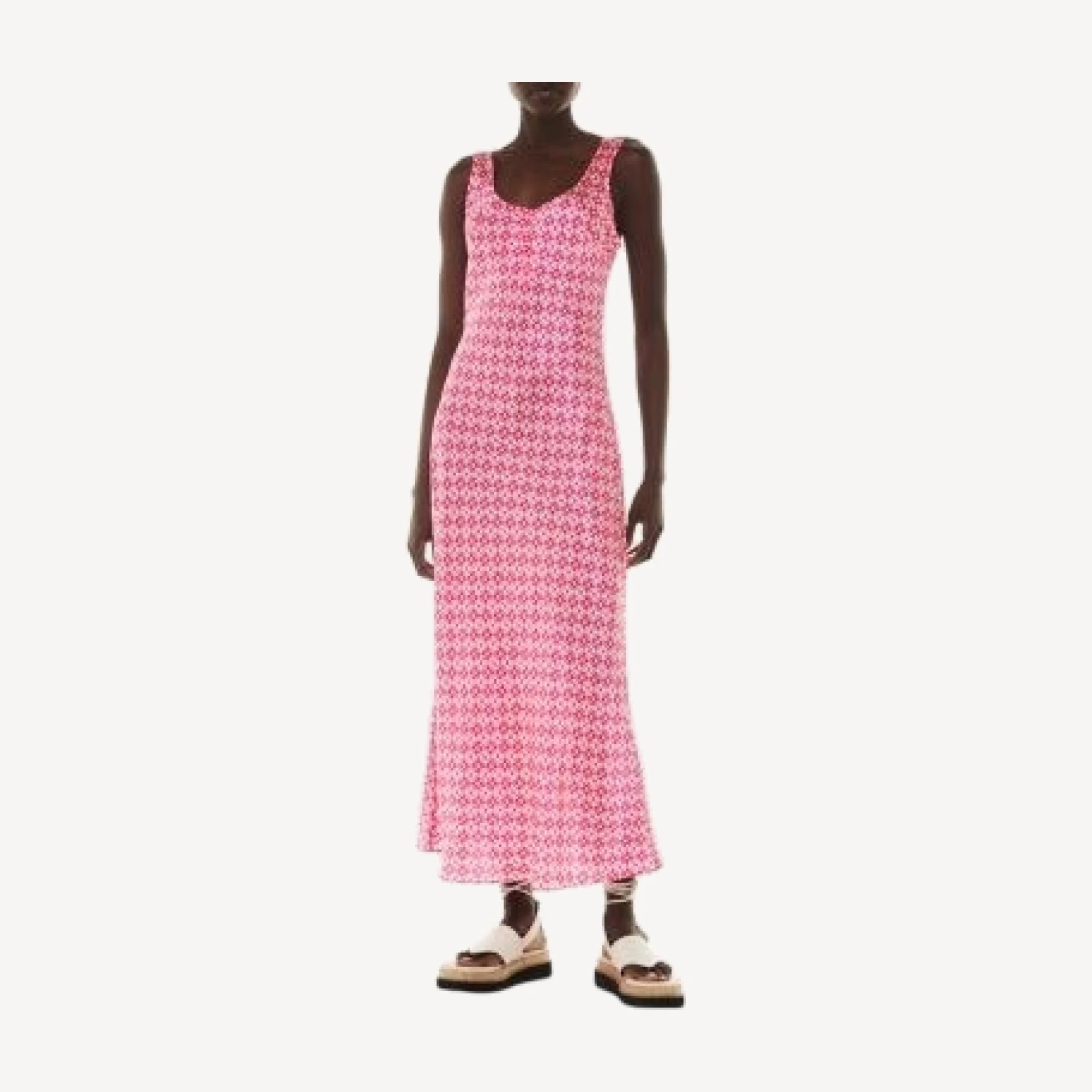 Whistles Cindy Two Tone Dress