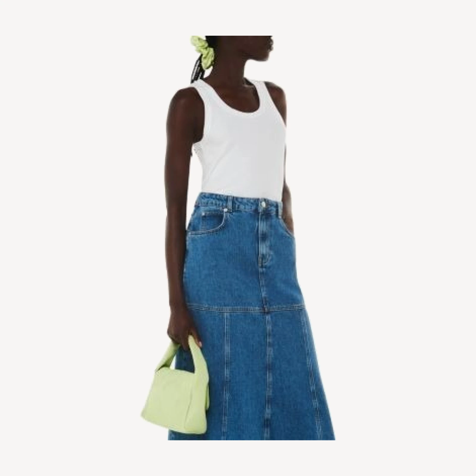 Whistles Ultimate Scoop Ribbed Tank Top
