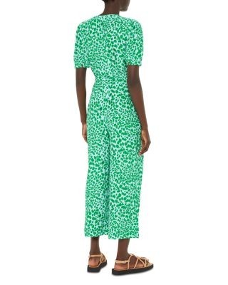 Whistles Smooth Leopard Jemma Jumpsuit