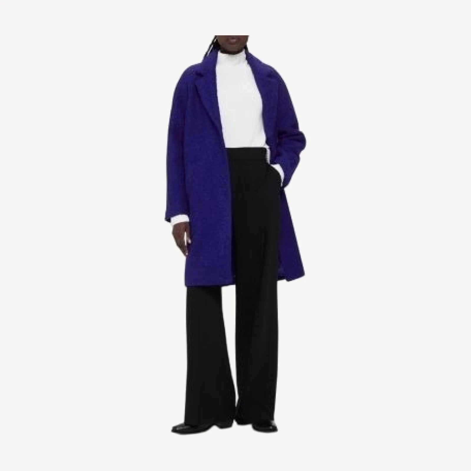 Whistles Wool Boucle Coat